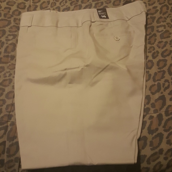 Brand NWT Khaki colored Drew Fit Ankle Pants - Picture 1 of 2